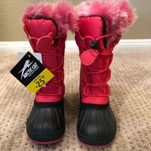 Arctic Cat Snowcharm Dark Rose Winter Boots